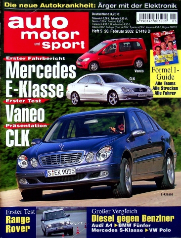 Deckblatt Auto Motor und Sport (05/2002)